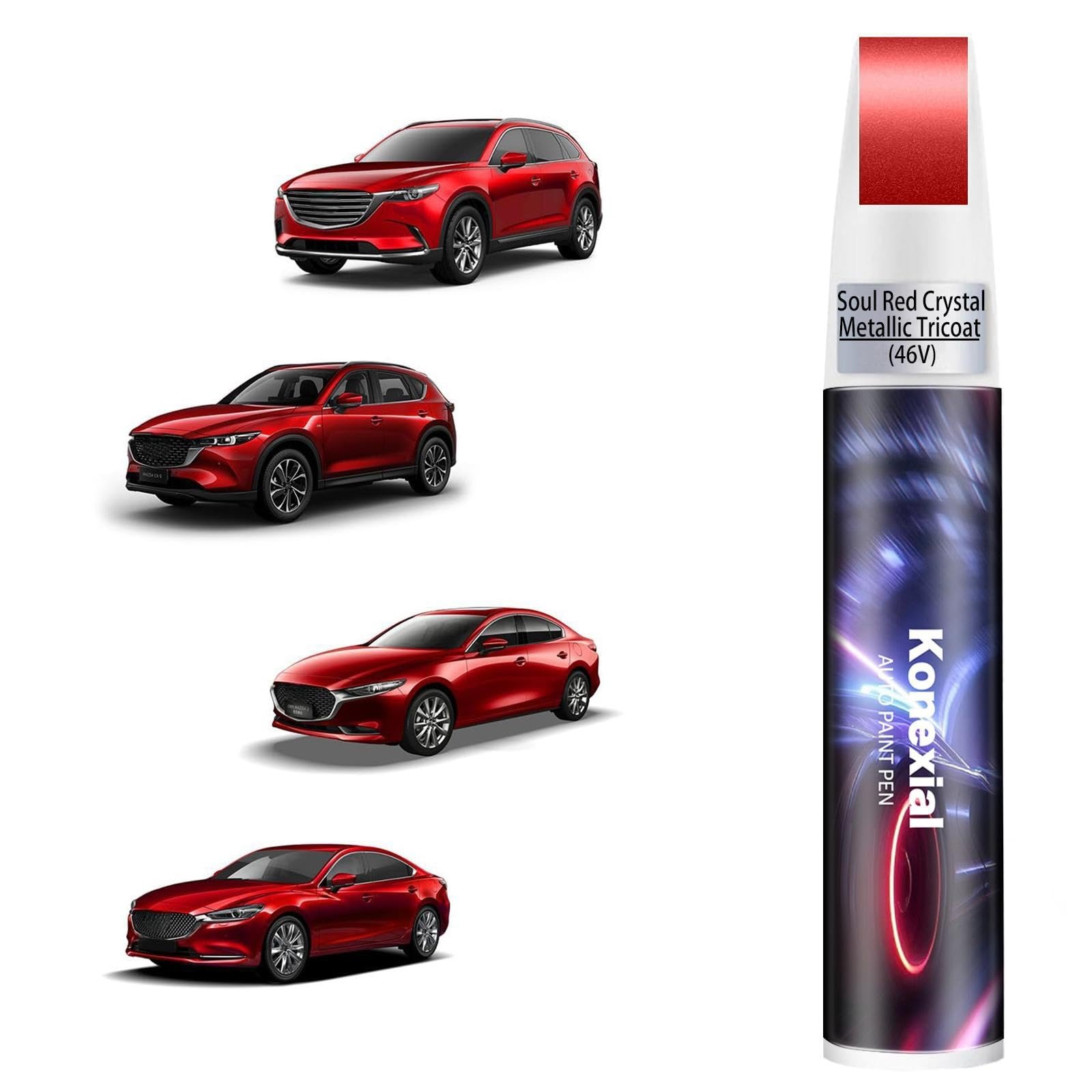 Soul Red Crystal Metallic(46V) Touch up Paint Compatible with